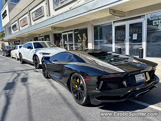 Lamborghini Aventador spotted in Atlanta, Georgia