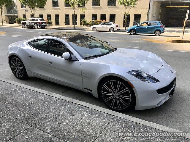Fisker Karma spotted in Vancouver, Canada