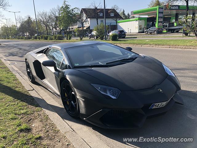 Lamborghini Aventador spotted in Munich, Germany