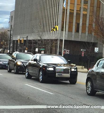 Rolls-Royce Ghost spotted in Baltimore, Maryland
