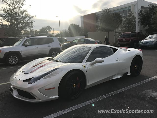 Ferrari 458 Italia spotted in Tampa, Florida