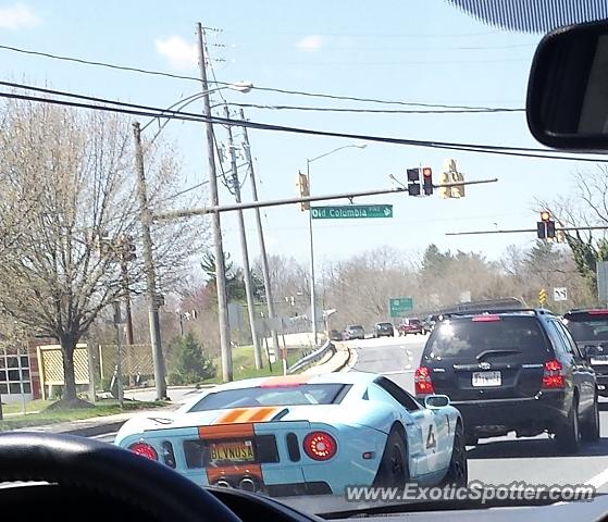 Ford GT spotted in Ellicott City, Maryland