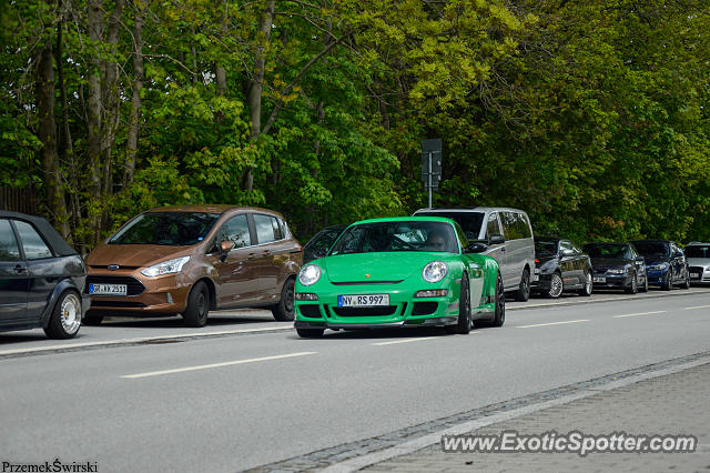 Porsche 911 GT3 spotted in Lobau, Germany