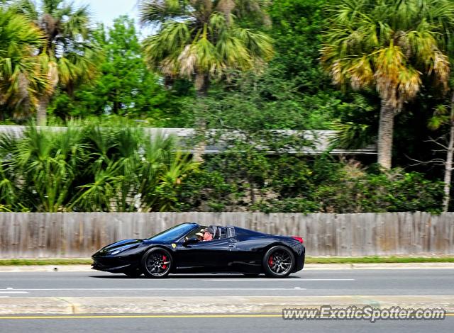 Ferrari 458 Italia spotted in Jacksonville, Florida