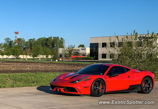 Ferrari 458 Italia spotted in St. Louis, Missouri