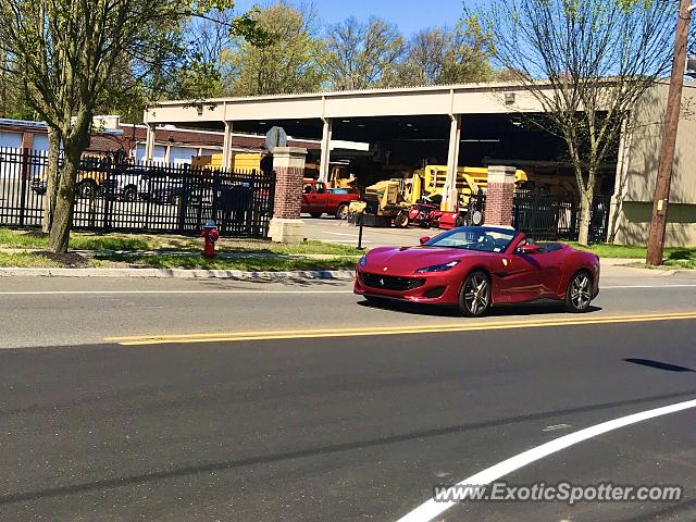 Ferrari Portofino spotted in Scotch Plains, New Jersey