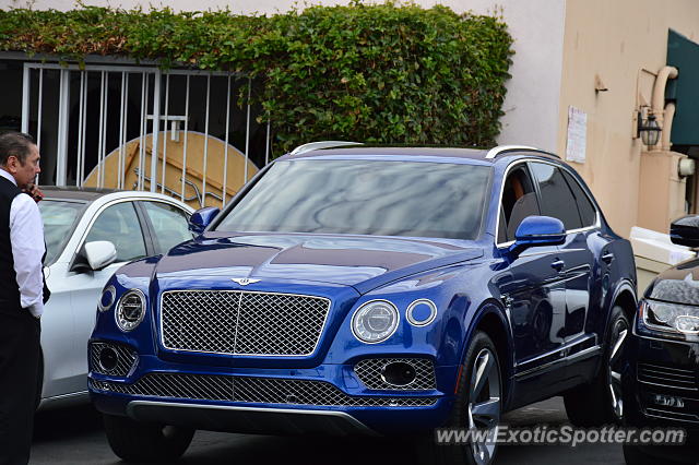 Bentley Bentayga spotted in Beverly Hills, California