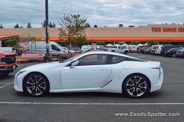 Lexus LC 500 spotted in Shoreline, Washington