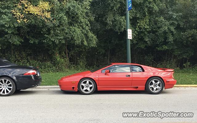 Lotus Esprit spotted in Elkhart Lake, Wisconsin