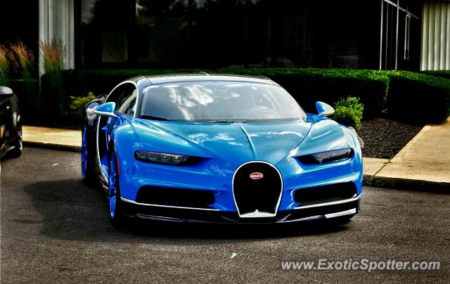 Bugatti Chiron spotted in Detroit, Michigan