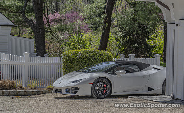 Lamborghini Huracan spotted in Bernardsville, New Jersey