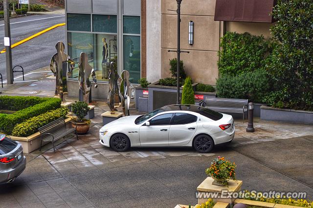 Maserati Ghibli spotted in Bellevue, Washington