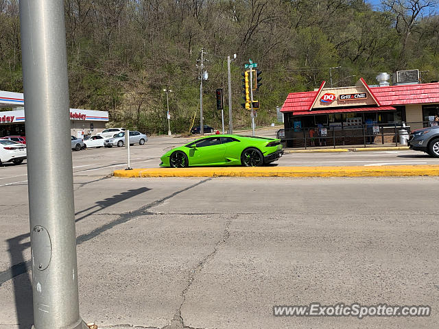 Lamborghini Huracan spotted in Stillwater, Minnesota