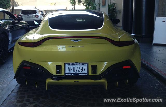 Aston Martin Vantage spotted in Beverly Hills, California
