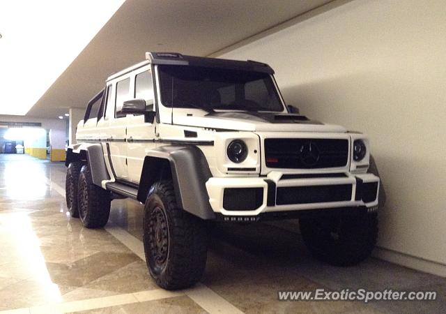 Mercedes 6x6 spotted in Beverly Hills, California