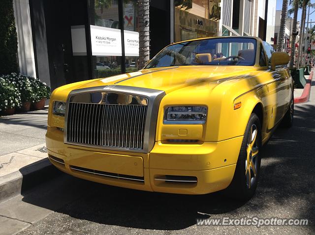 Rolls-Royce Phantom spotted in Beverly Hills, California
