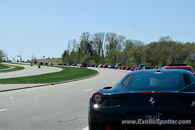 Ferrari 458 Italia spotted in Shakopee, Minnesota