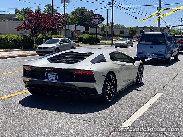 Lamborghini Aventador spotted in Atlanta, Georgia
