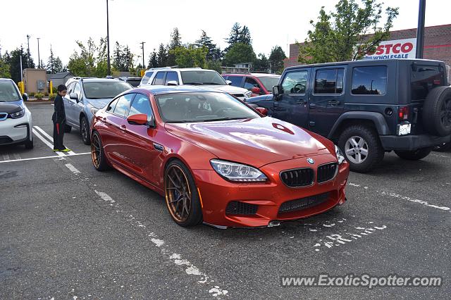 BMW M6 spotted in Shoreline, Washington