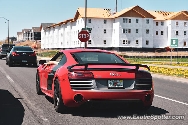 Audi R8 spotted in Shakopee, Minnesota