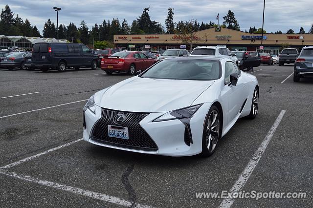 Lexus LC 500 spotted in Shoreline, Washington