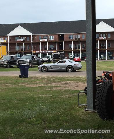 Mercedes SLS AMG spotted in Brainerd, Minnesota