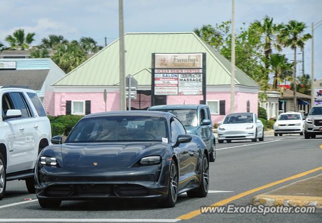 Porsche Taycan (Turbo S only) spotted in Jacksonville, Florida
