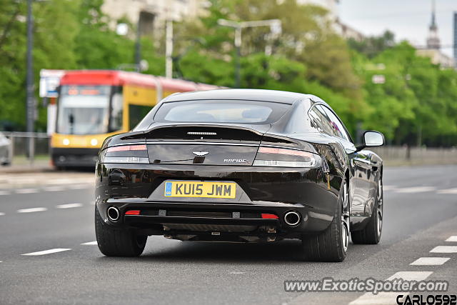 Aston Martin Rapide spotted in Warsaw, Poland