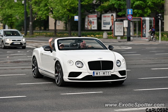Bentley Continental spotted in Warsaw, Poland