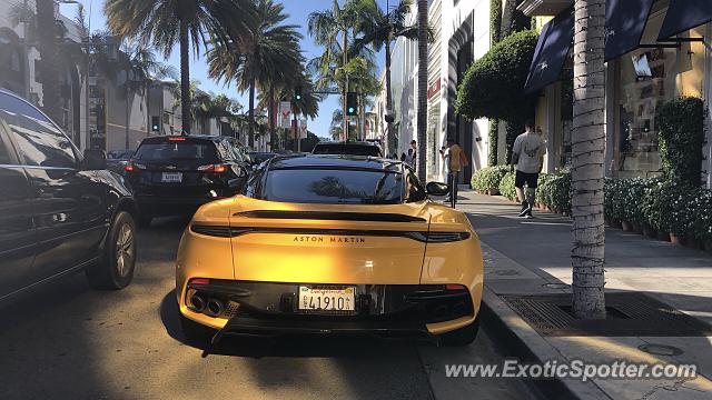 Aston Martin DBS spotted in Beverly Hills, California