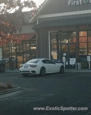 Maserati GranTurismo spotted in Wilsonvile, Oregon