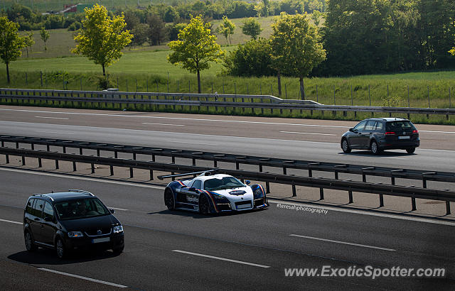 Gumpert Apollo spotted in Autobahn Munich, Germany