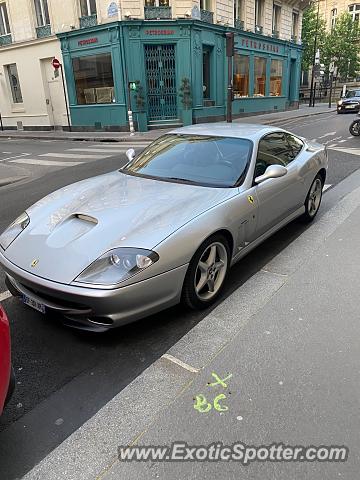 Ferrari 575M spotted in Paris, France