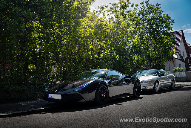 Ferrari 488 GTB spotted in Munich-Moosach, Germany