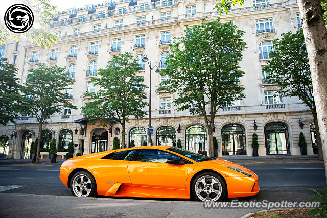 Lamborghini Murcielago spotted in Paris, France