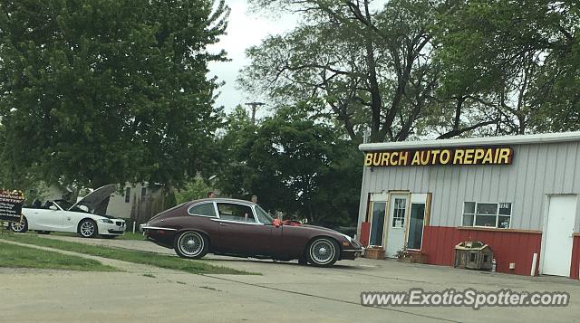 Jaguar E-Type spotted in Des Moines, Iowa