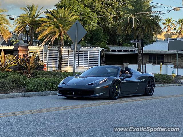 Ferrari 458 Italia spotted in Tampa, Florida