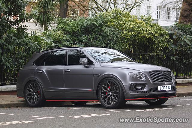 Bentley Bentayga spotted in London, United Kingdom