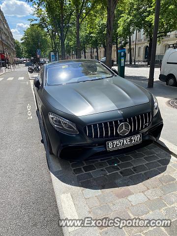 Mercedes S65 AMG spotted in PARIS, France