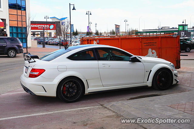 Mercedes C63 AMG Black Series spotted in Calgary, Canada