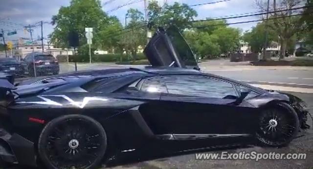 Lamborghini Aventador spotted in Summit, New Jersey