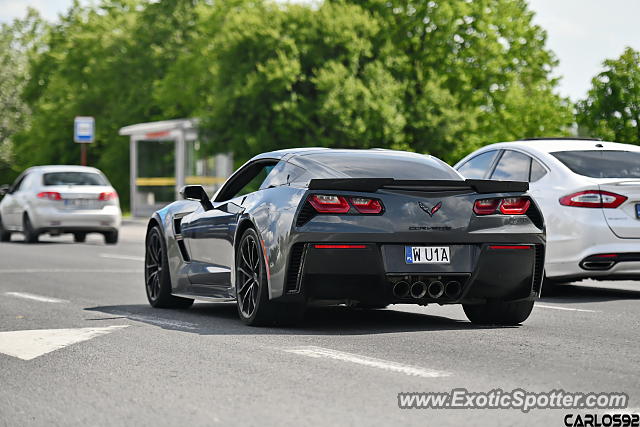 Chevrolet Corvette Z06 spotted in Warsaw, Poland