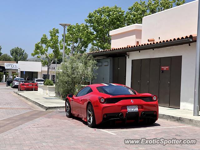 Ferrari 458 Italia spotted in Malibu, California