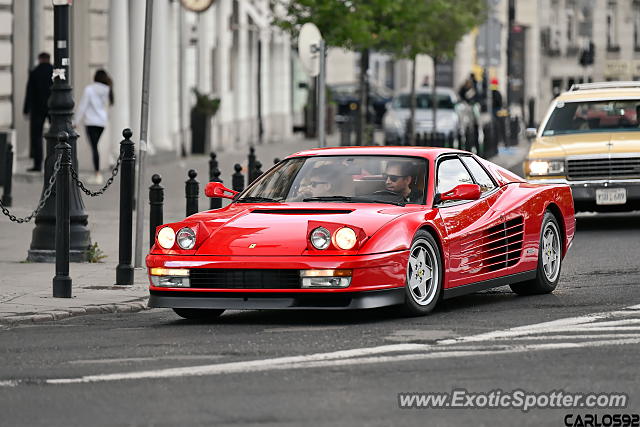 Ferrari Testarossa spotted in Warsaw, Poland
