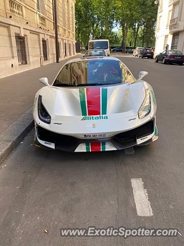 Ferrari 488 GTB spotted in PARIS, France