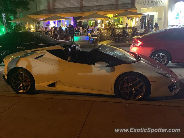 Lamborghini Huracan spotted in Miami, Florida
