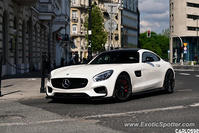 Mercedes AMG GT spotted in Warsaw, Poland