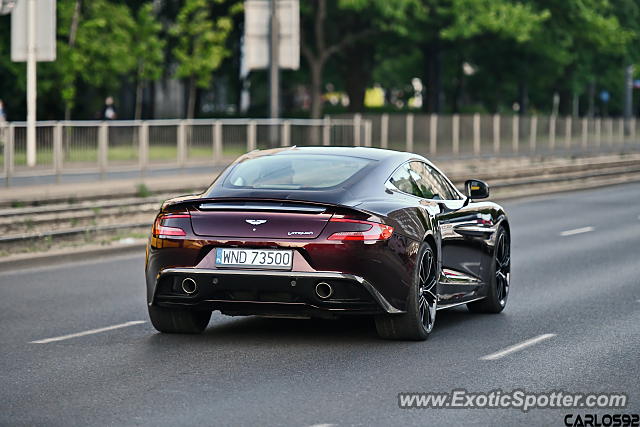 Aston Martin Vanquish spotted in Warsaw, Poland