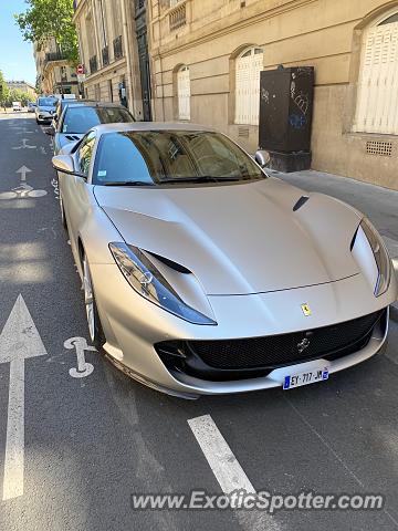 Ferrari 812 Superfast spotted in PARIS, France