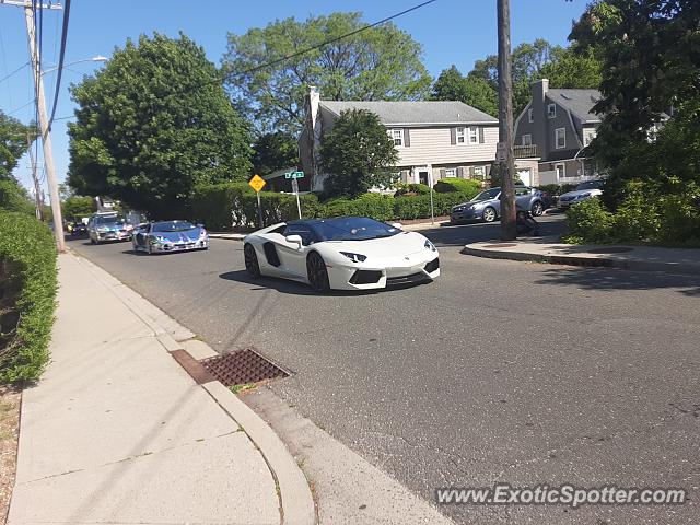 Lamborghini Aventador spotted in Woodmere, New York